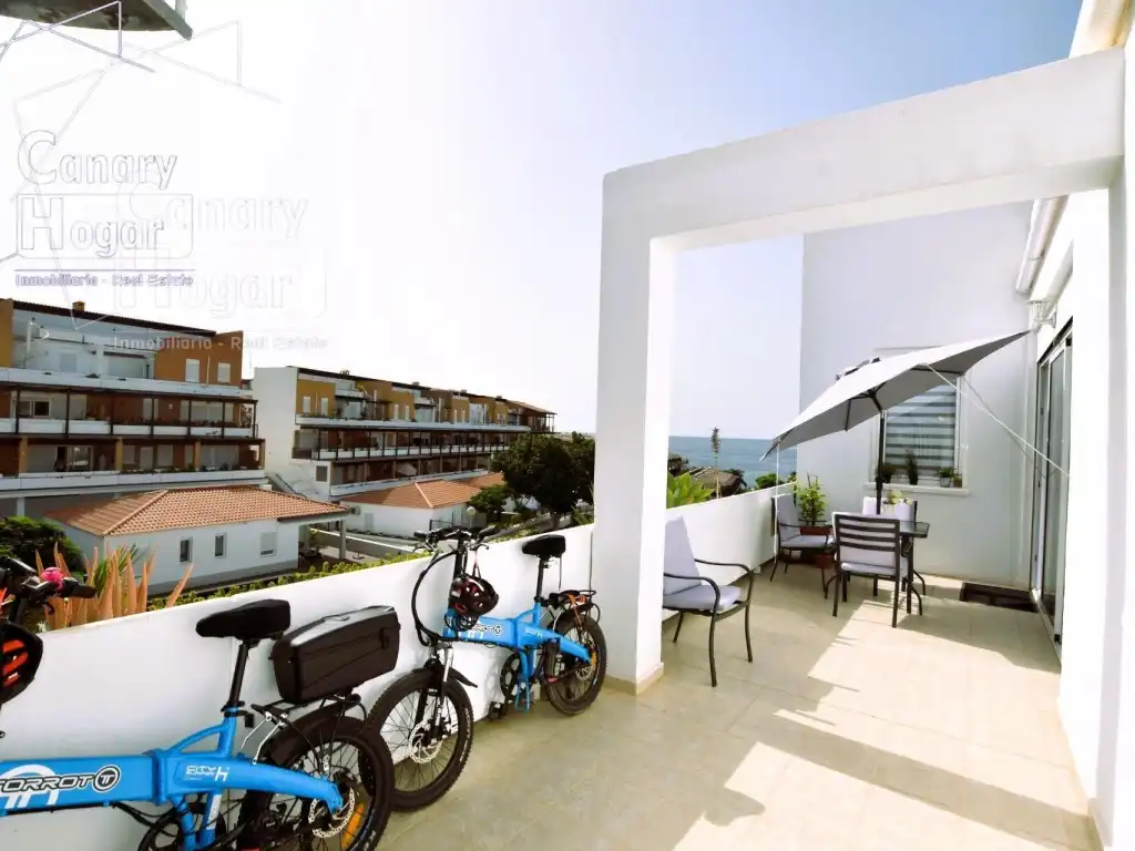 Terrasse von Dachboden zum Verkauf in San Miguel de Abona mit Heizung, Privatgarten und Balkon