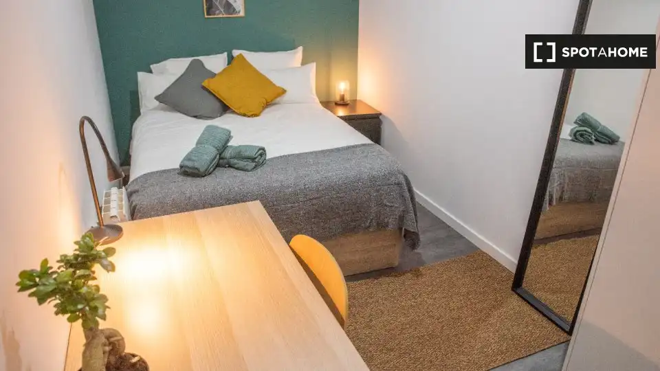 Habitación de Piso de alquiler en Madrid con Aire acondicionado, Calefacción y Amueblado