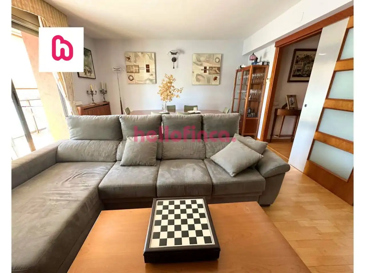 Wohnzimmer von Maisonette zum Verkauf in Badalona mit Heizung, Parkett und Terrasse
