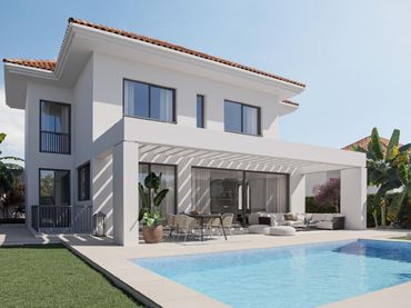 Xalet amb piscina en venda a Mijas pueblo