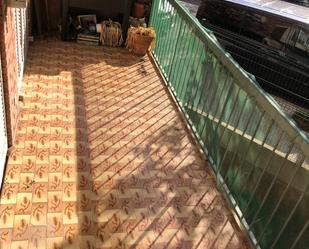 Balcony of Flat for sale in  Barcelona Capital  with Heating, Parquet flooring and Terrace