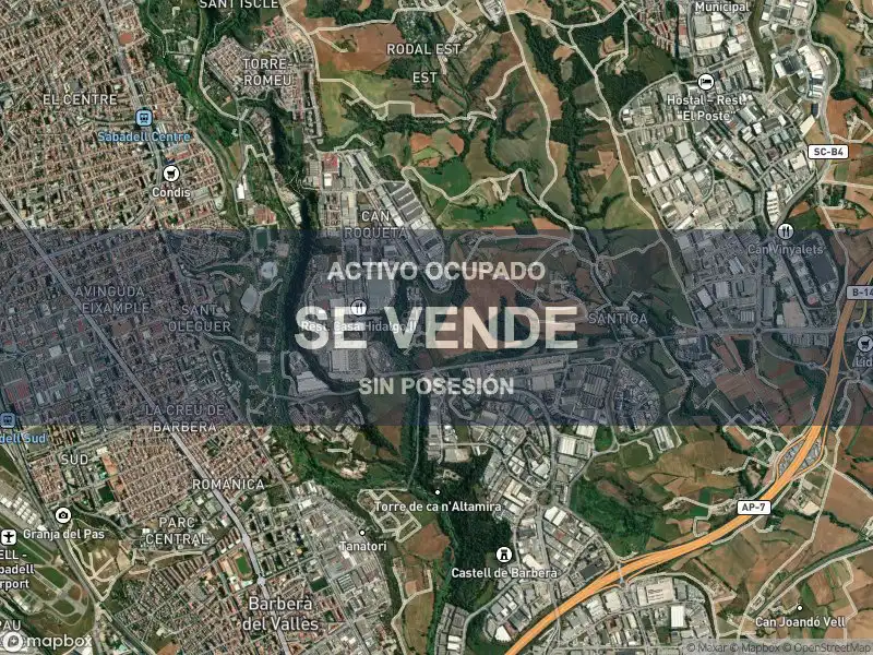 Vista exterior de Pis en venda en Sabadell