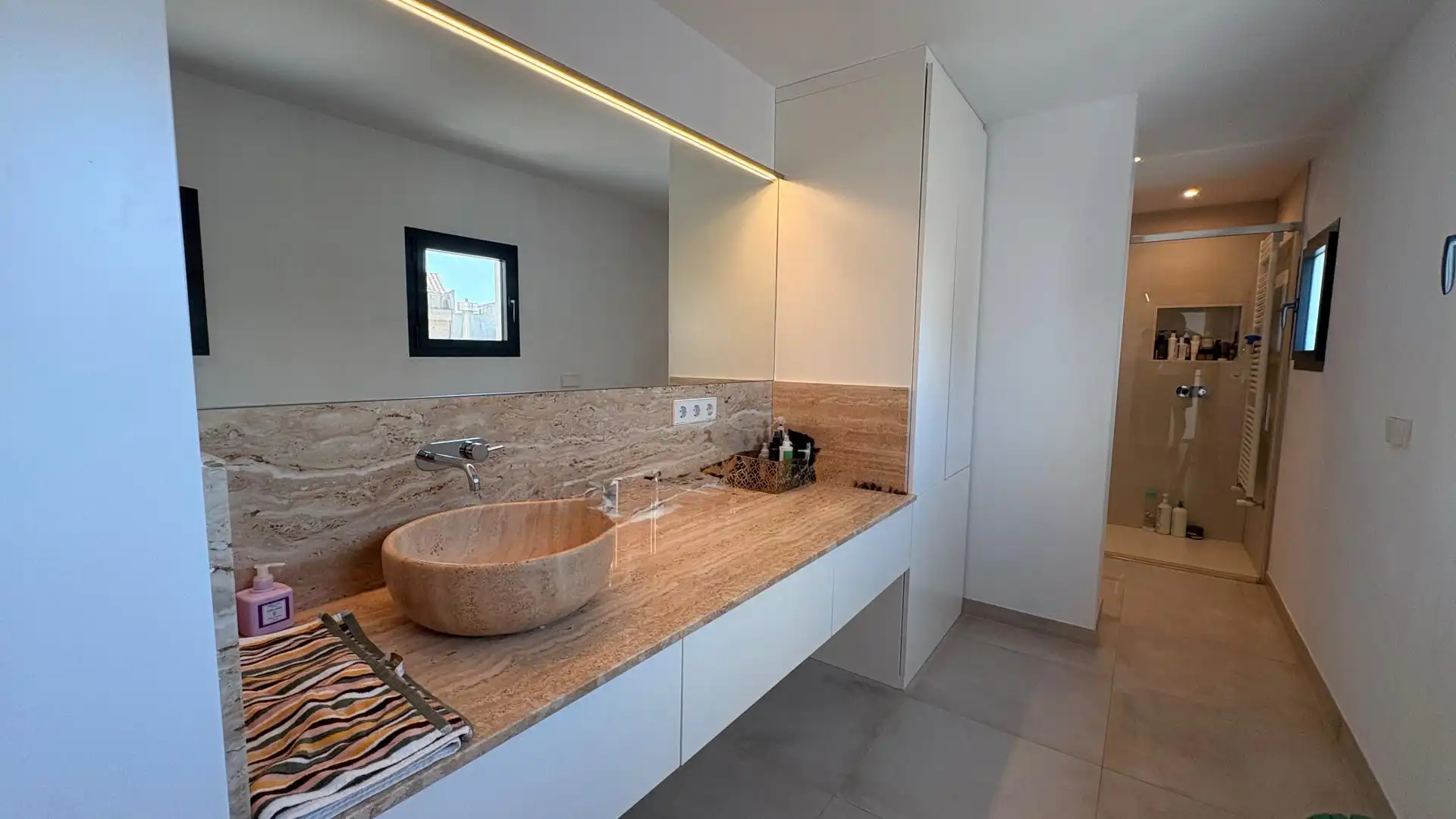 Baño de Casa adosada en venta en Manacor con Aire acondicionado, Calefacción y Terraza
