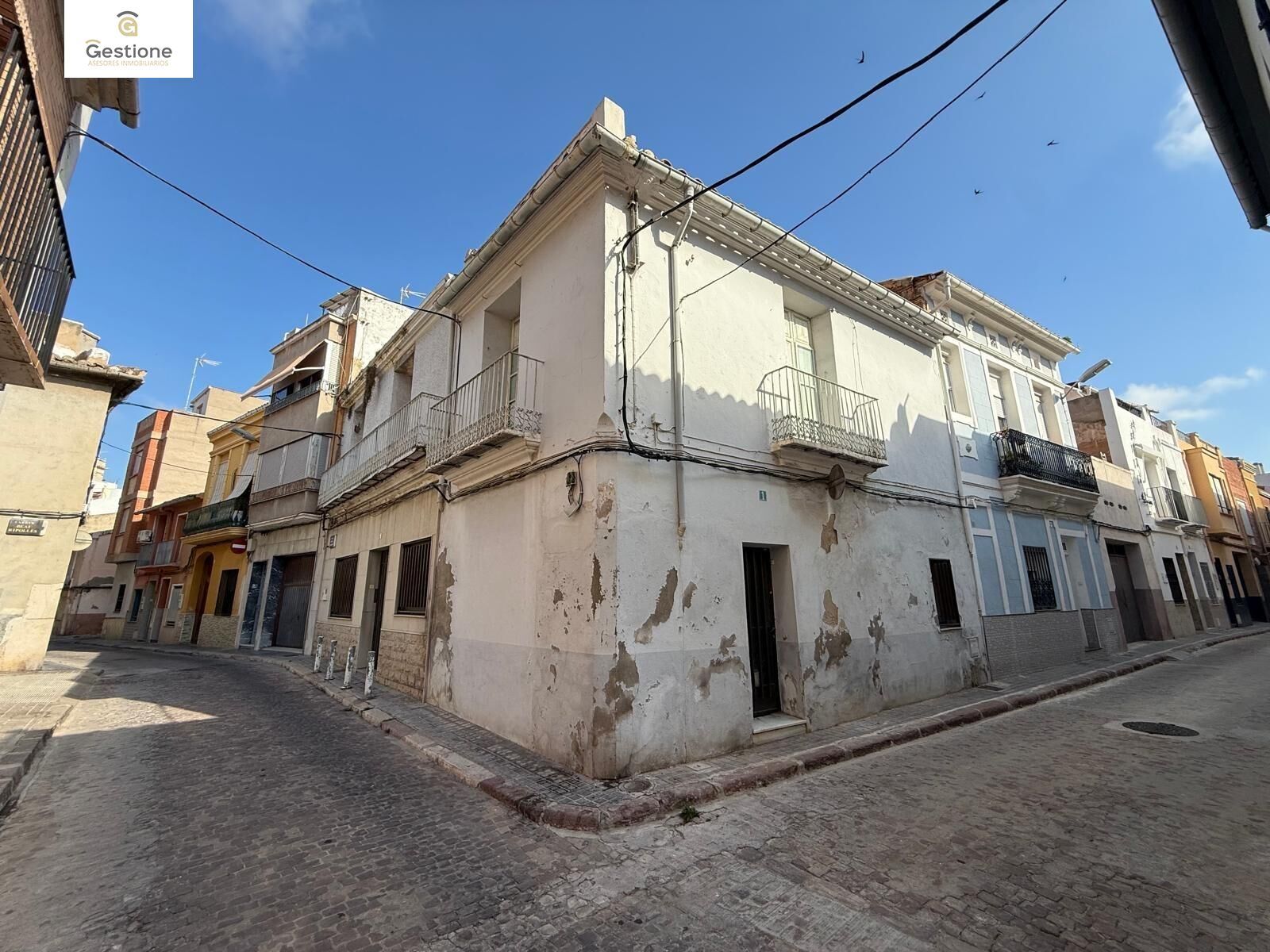 Vista exterior de Casa adosada en venda en Burriana / Borriana amb Traster
