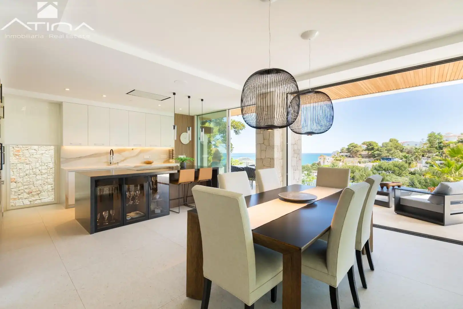 Dining room of Houses for sale in Jávea / Xàbia  with Air Conditioner, Private garden and Terrace