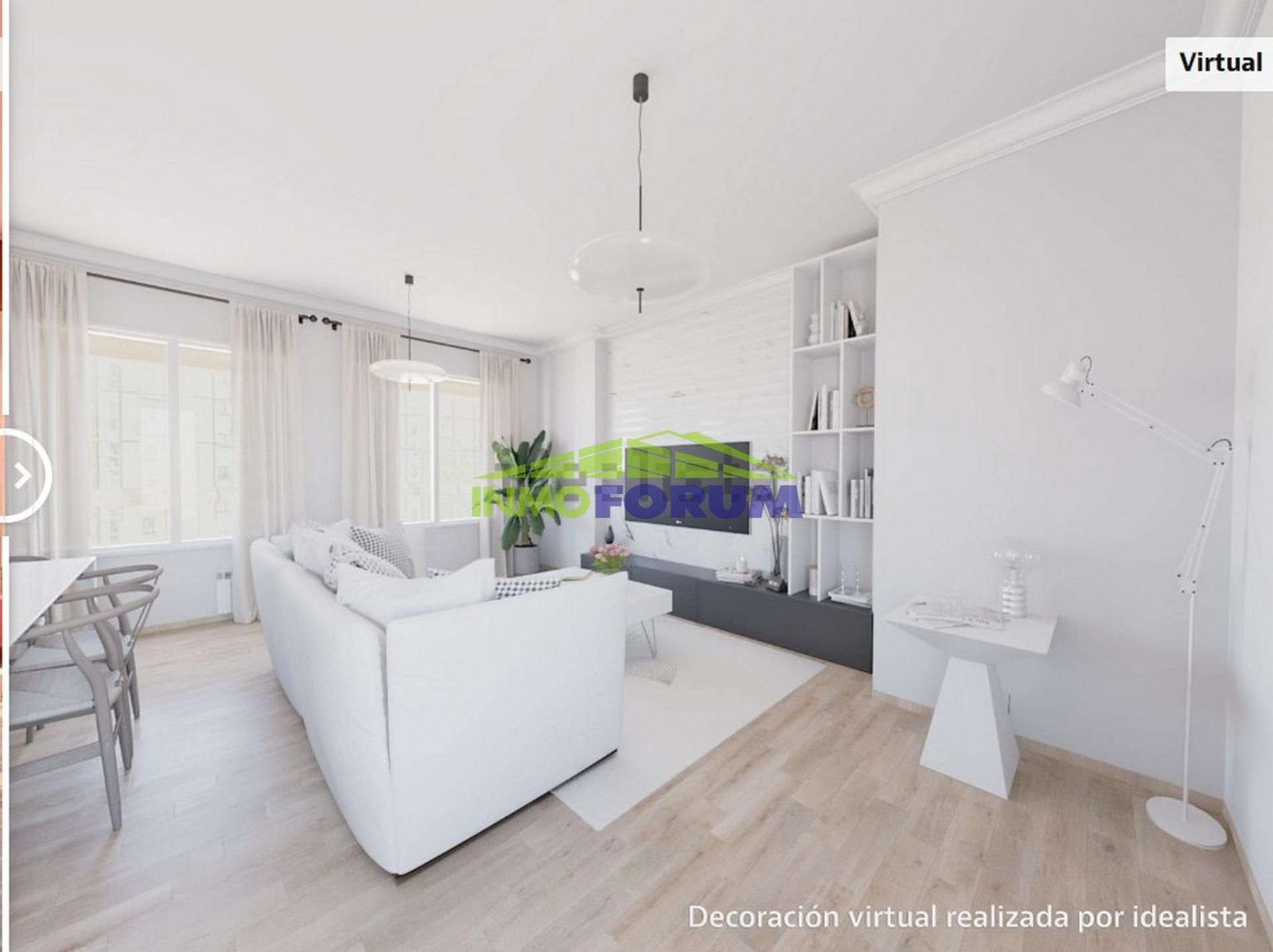 Sala d'estar de Pis en venda en A Coruña Capital  amb Calefacció, Parquet i Traster