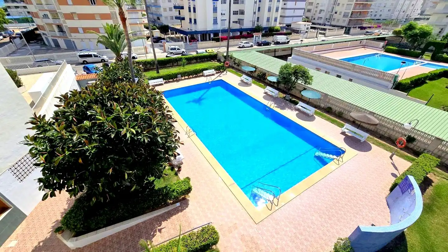 Schwimmbecken von Wohnungen zum Verkauf in Gandia mit Klimaanlage, Terrasse und Möbliert