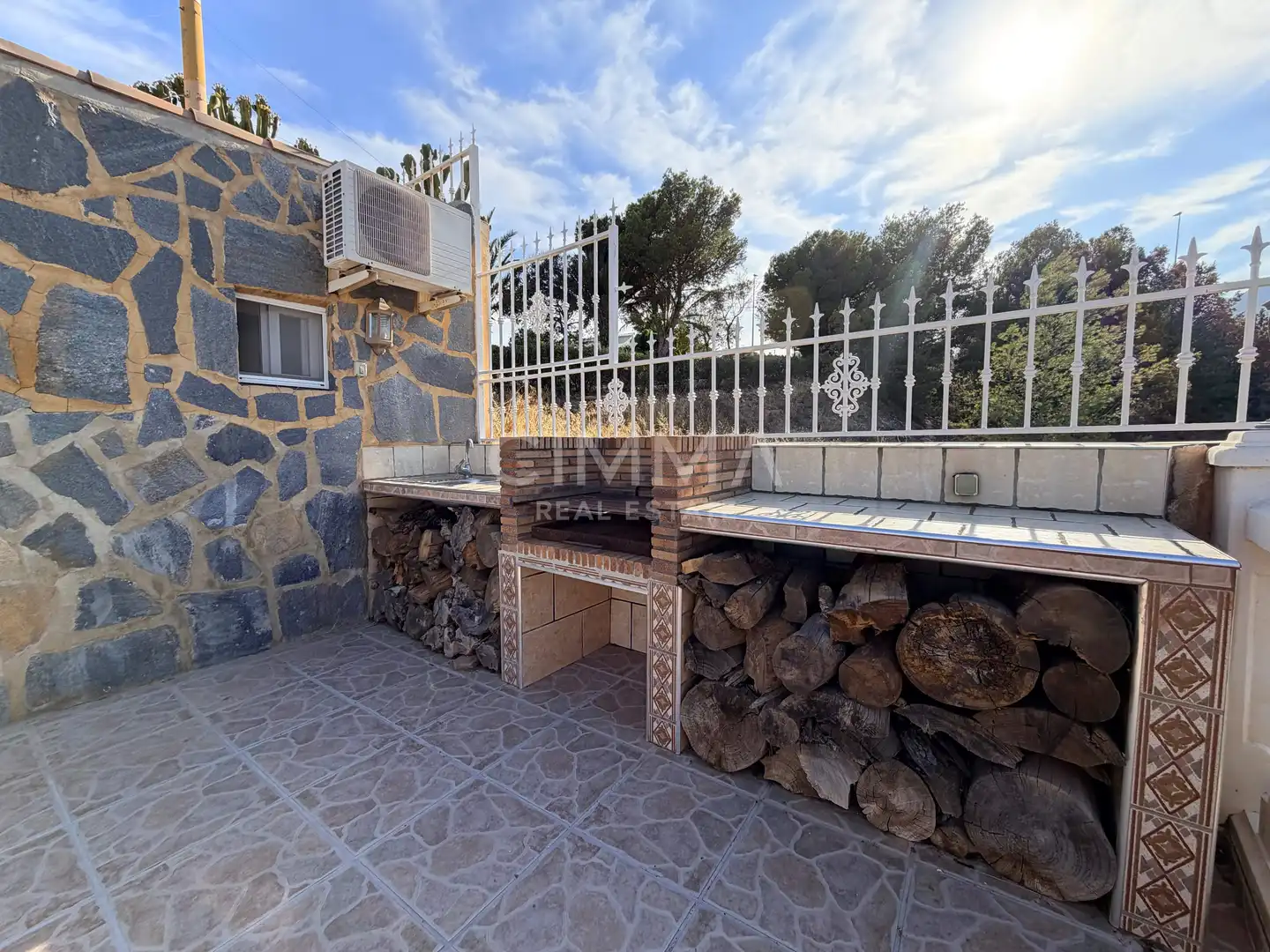 Terrace of Detached homes for sale in La Nucia  with Air Conditioner, Heating and Private garden