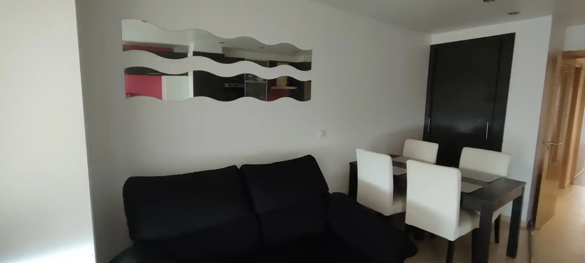 Sala de estar de Piso de alquiler en Ribeira con Parquet, Trastero y Amueblado