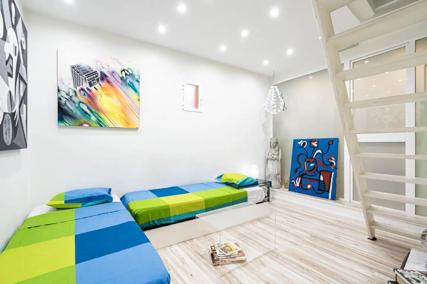 Bedroom of Ground floor for rent in Madrid  with Air Conditioner, Furnished and Internet