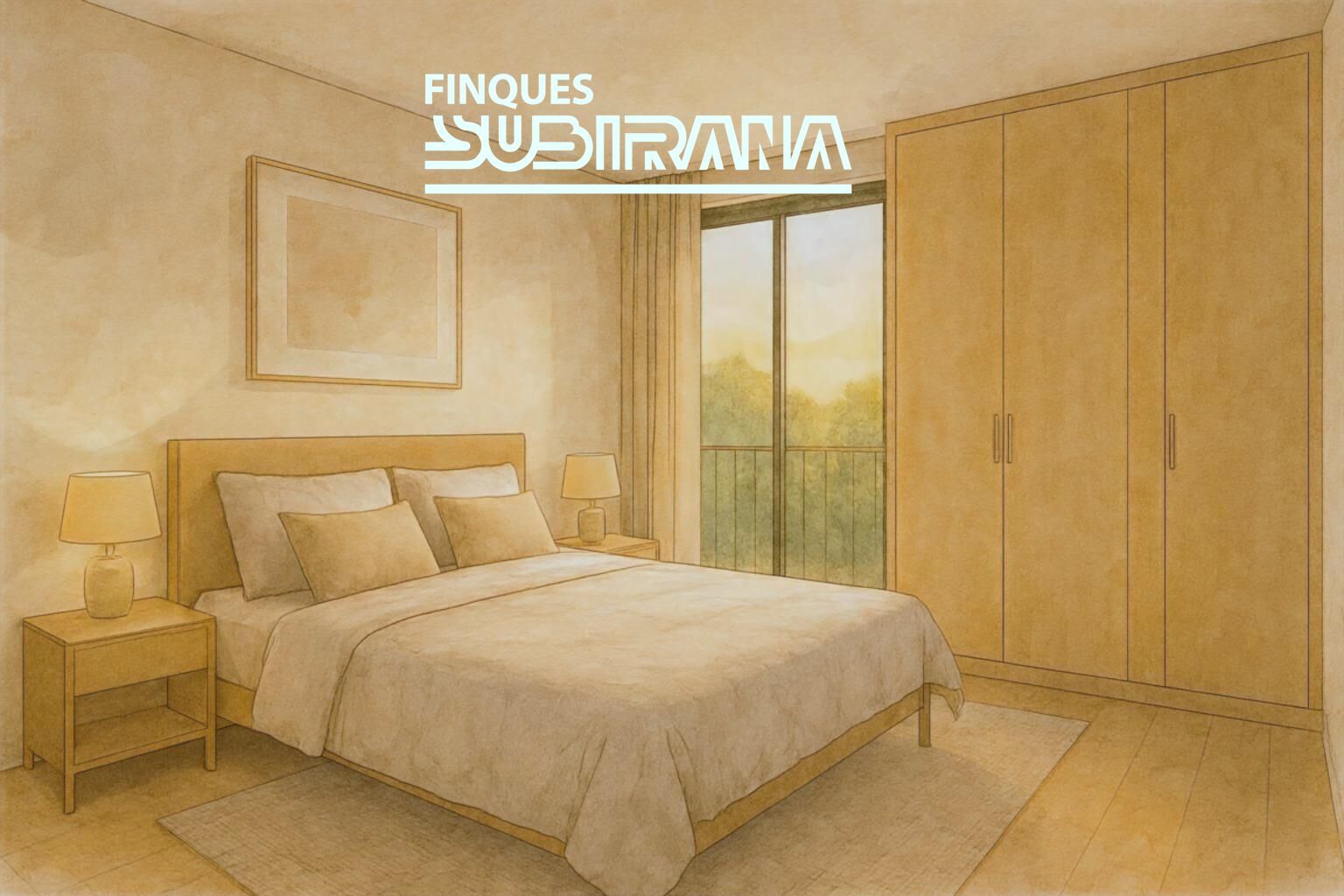 Bedroom of Flat for sale in Vilanova del Camí  with Heating, Terrace and Storage room