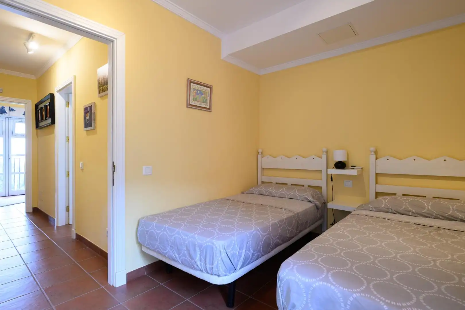 Schlafzimmer von Einfamilien-Reihenhaus zur Miete in San Bartolomé de Tirajana mit Klimaanlage, Privatgarten und Terrasse
