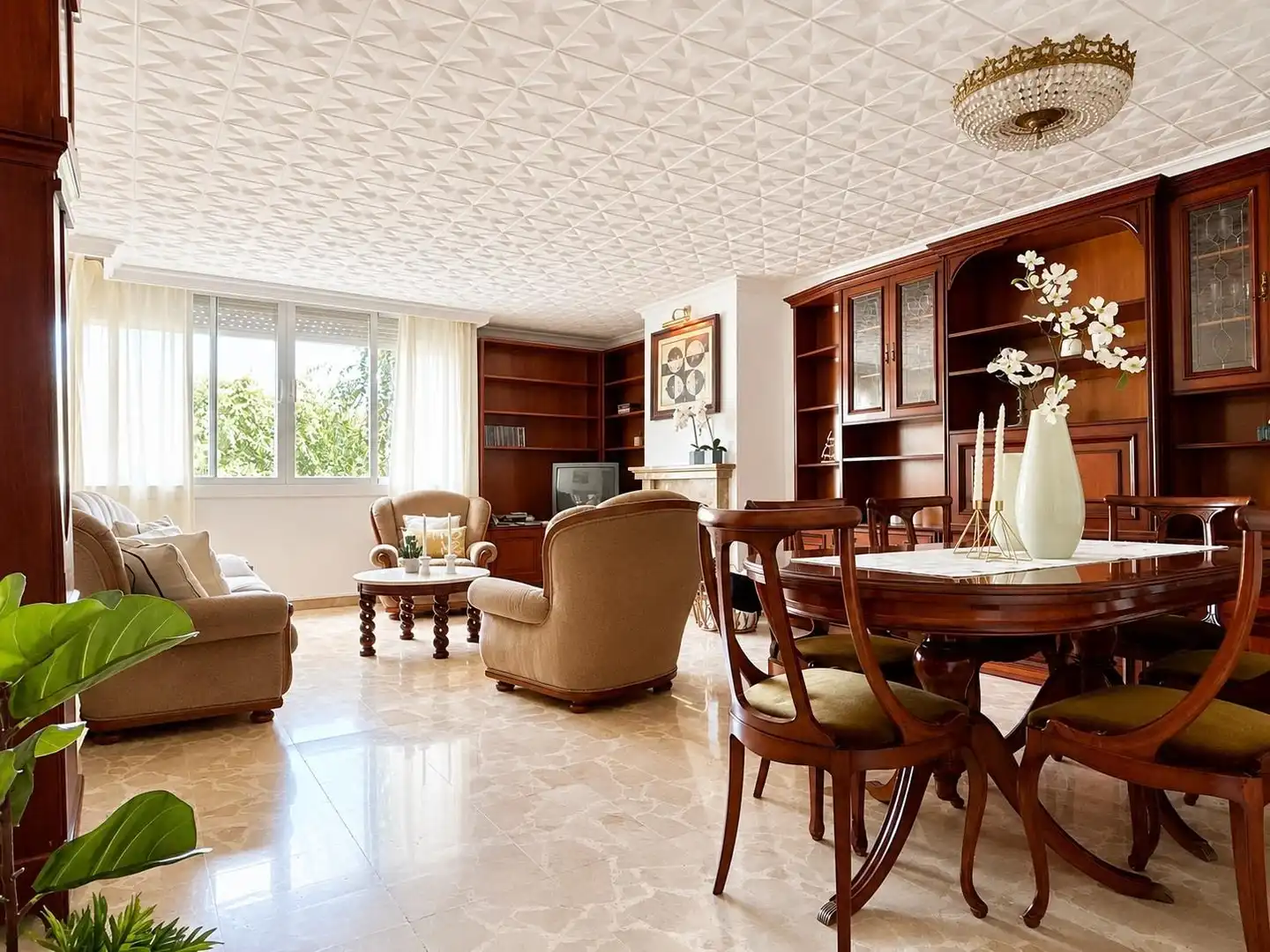 Wohnzimmer von Wohnung zum Verkauf in  Palma de Mallorca mit Terrasse und Alarm