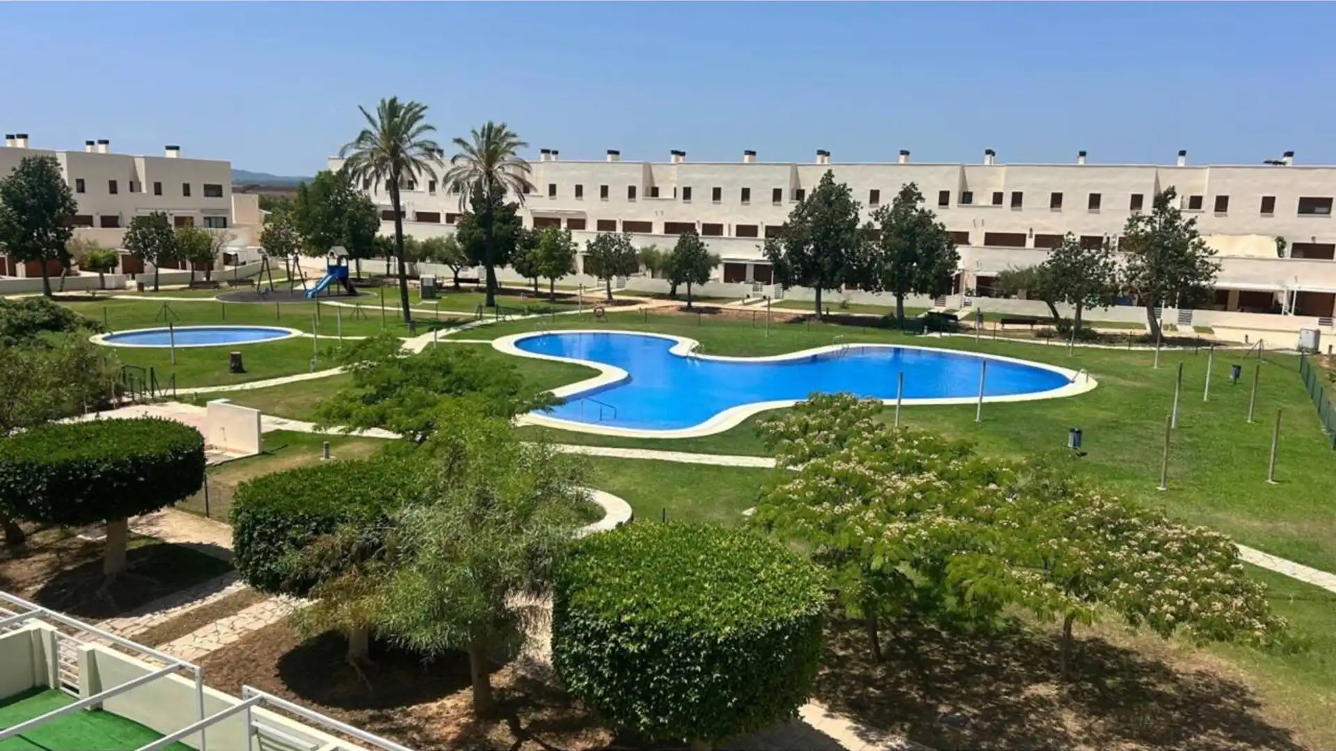 Schwimmbecken von Maisonette zum Verkauf in San Jorge / Sant Jordi mit Klimaanlage, Heizung und Terrasse