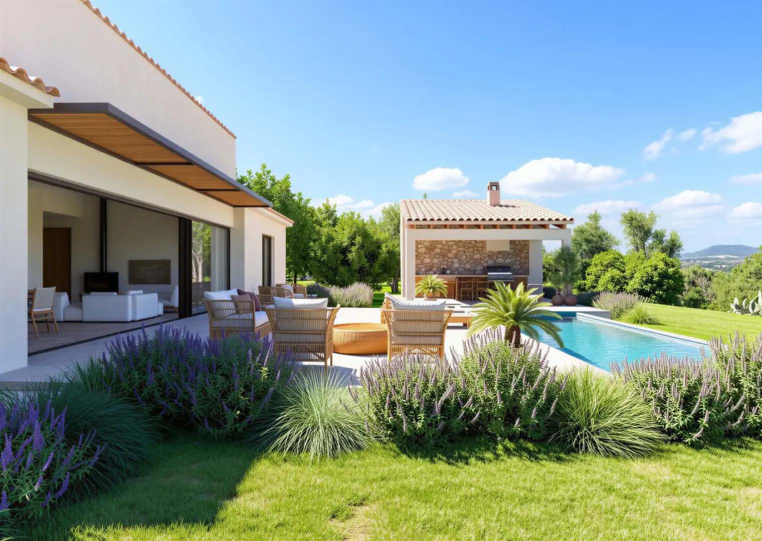 Terrasse von Country house zum Verkauf in Costitx mit Klimaanlage, Heizung und Terrasse