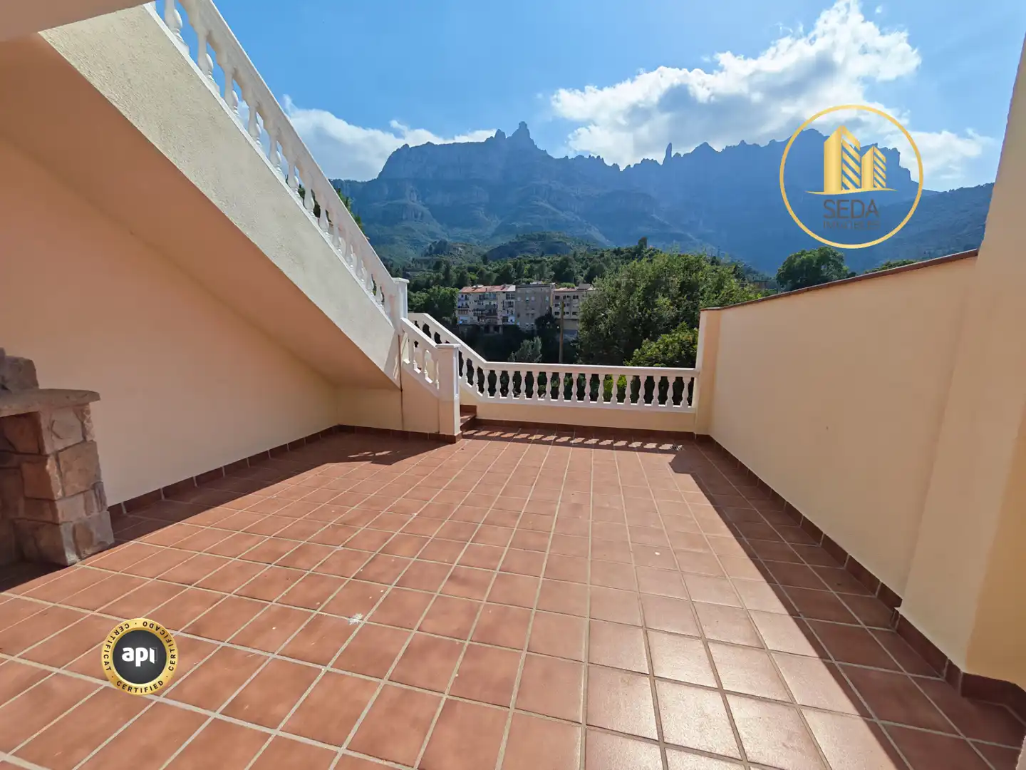 Terraza de Casa adosada en venta en Monistrol de Montserrat con Aire acondicionado, Calefacción y Terraza