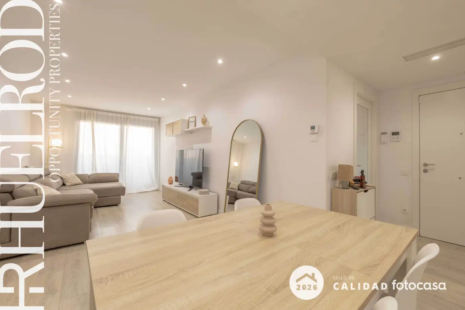 Sala d'estar de Pis en venda en Badalona amb Calefacció, Parquet i Traster