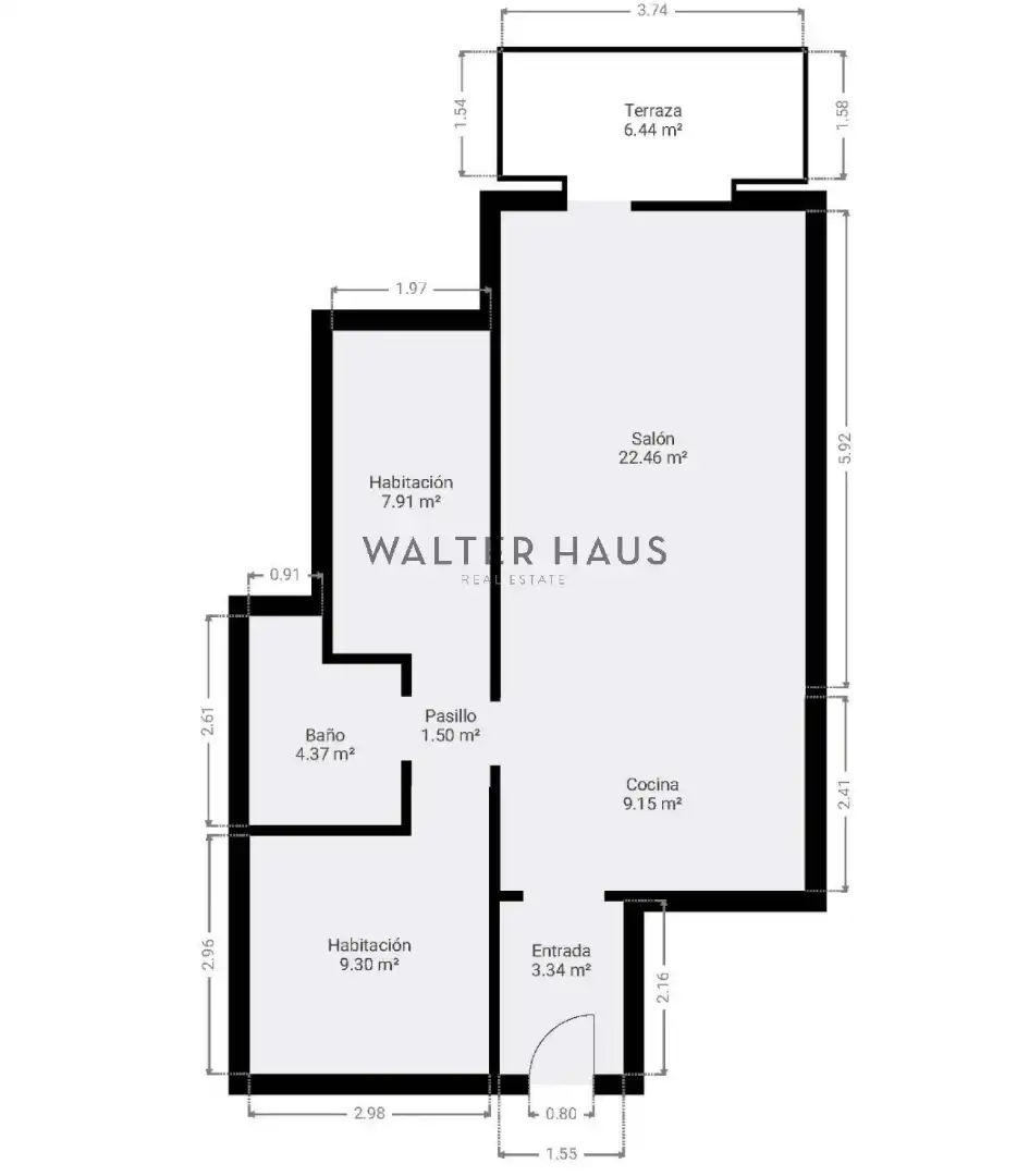 Wohnung mit Terrasse zum Verkauf in Carrer de Còrsega, imagen 25