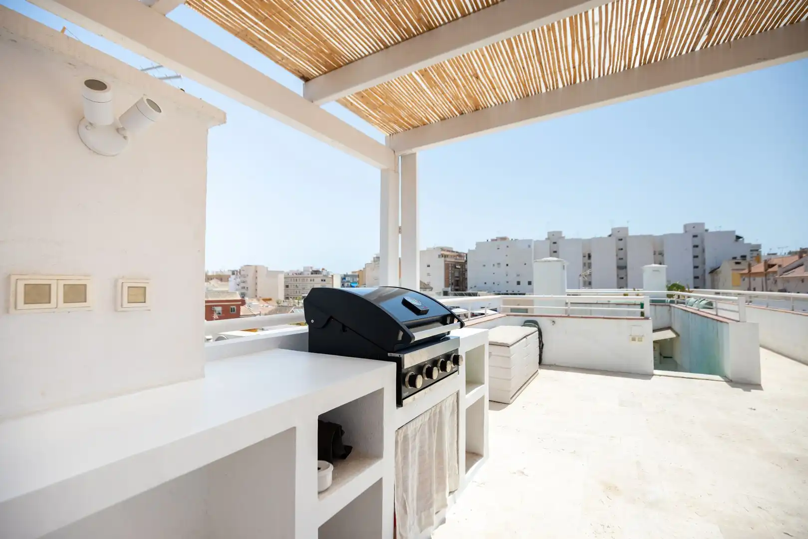 Terrace of Attic for rent in Málaga  with Terrace and Furnished
