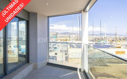 Balcony of Apartment for sale in Badalona  with Air Conditioner, Heating and Terrace