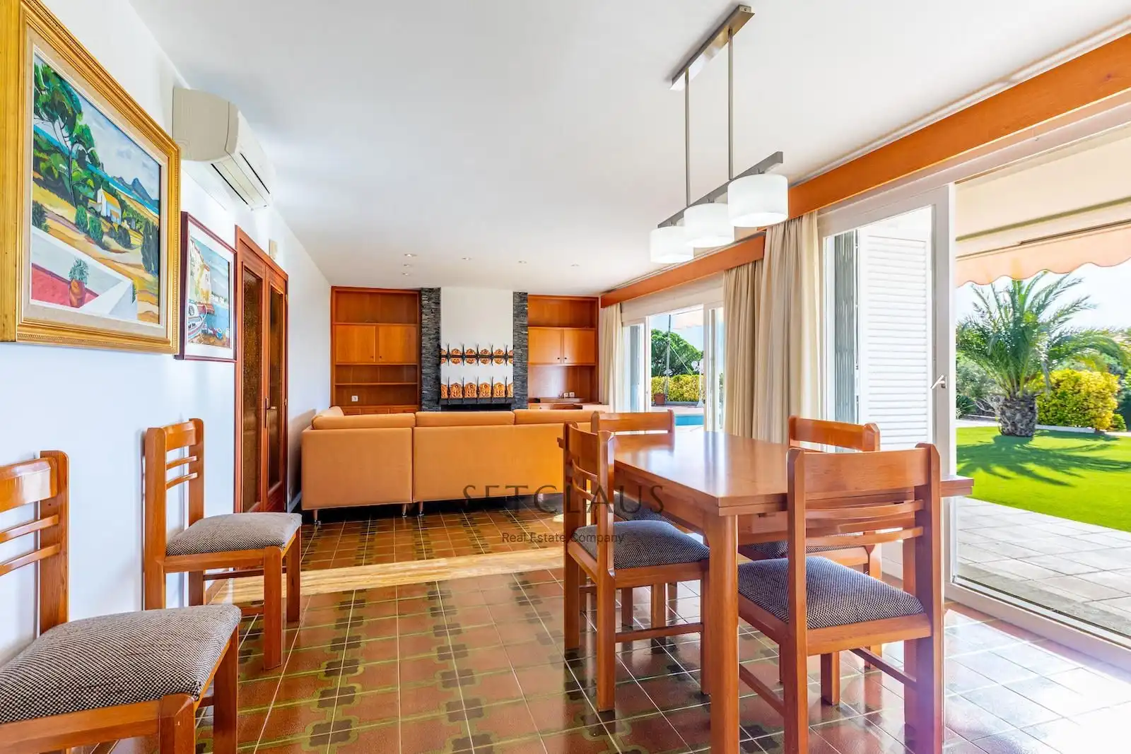 Dining room of Houses for sale in Mataró  with Air Conditioner, Heating and Terrace