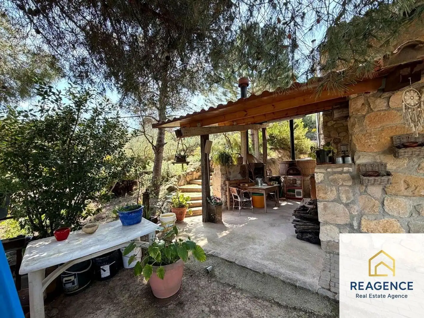 Terrace of Country homes for sale in Flix, Tarragona