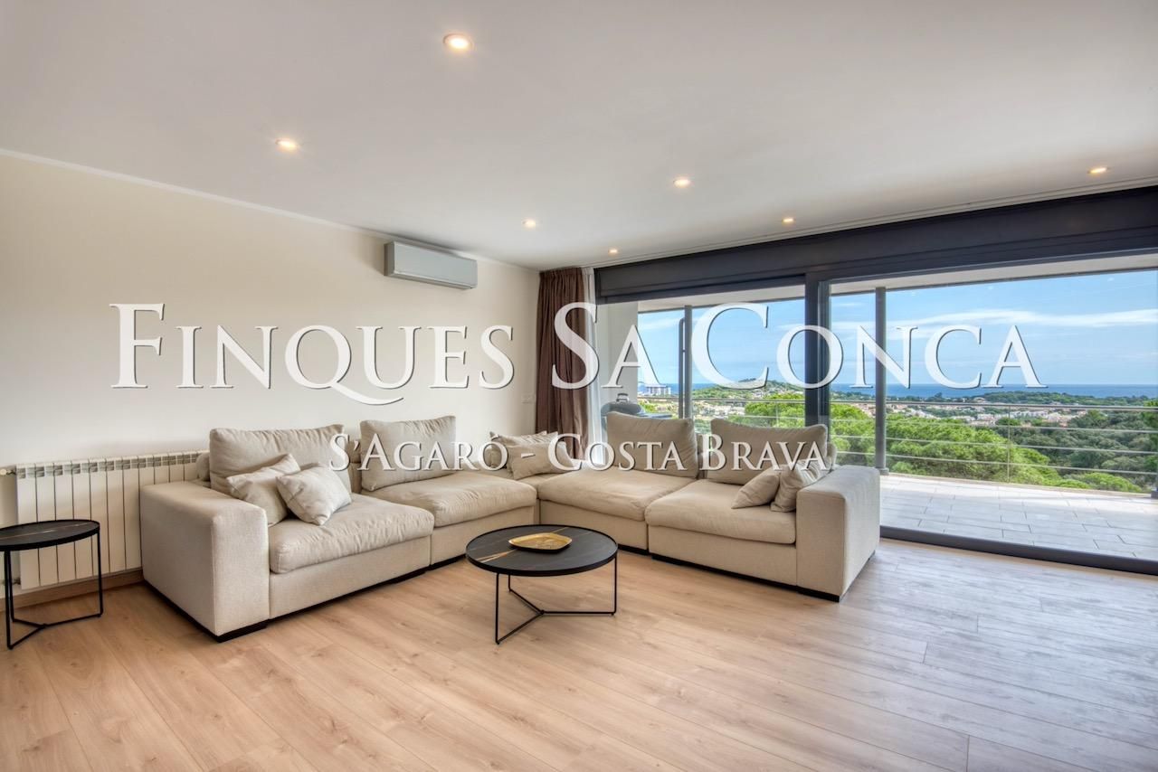 Living room of House or chalet for sale in Sant Feliu de Guíxols  with Air Conditioner, Heating and Parquet flooring
