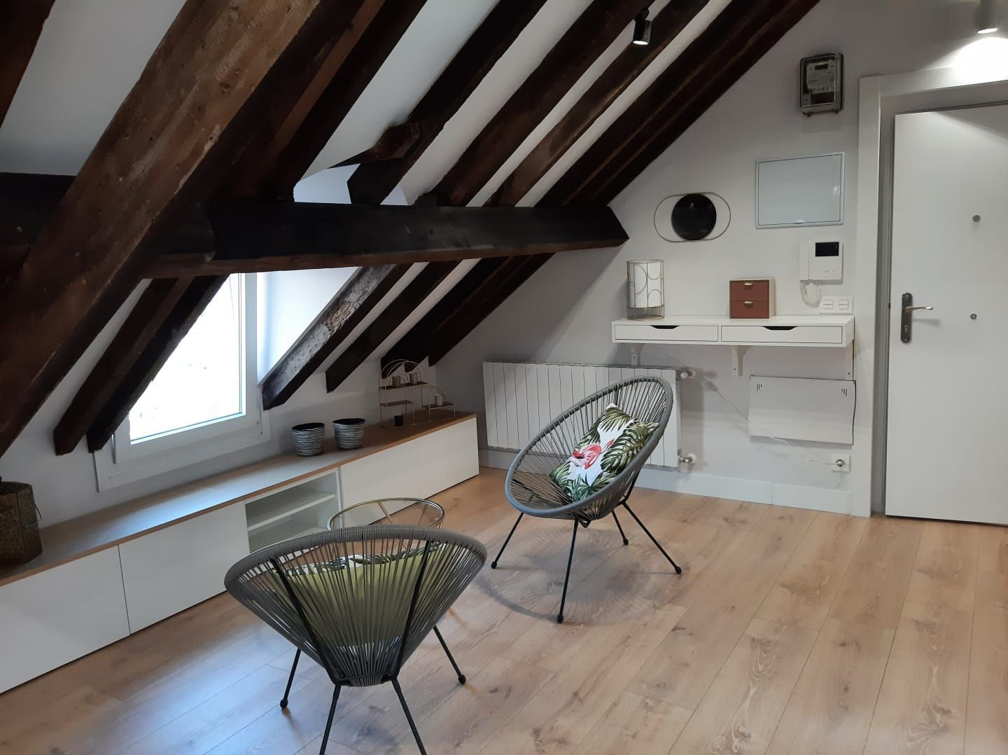 Sala d'estar de Pis de lloguer en Bilbao  amb Calefacció