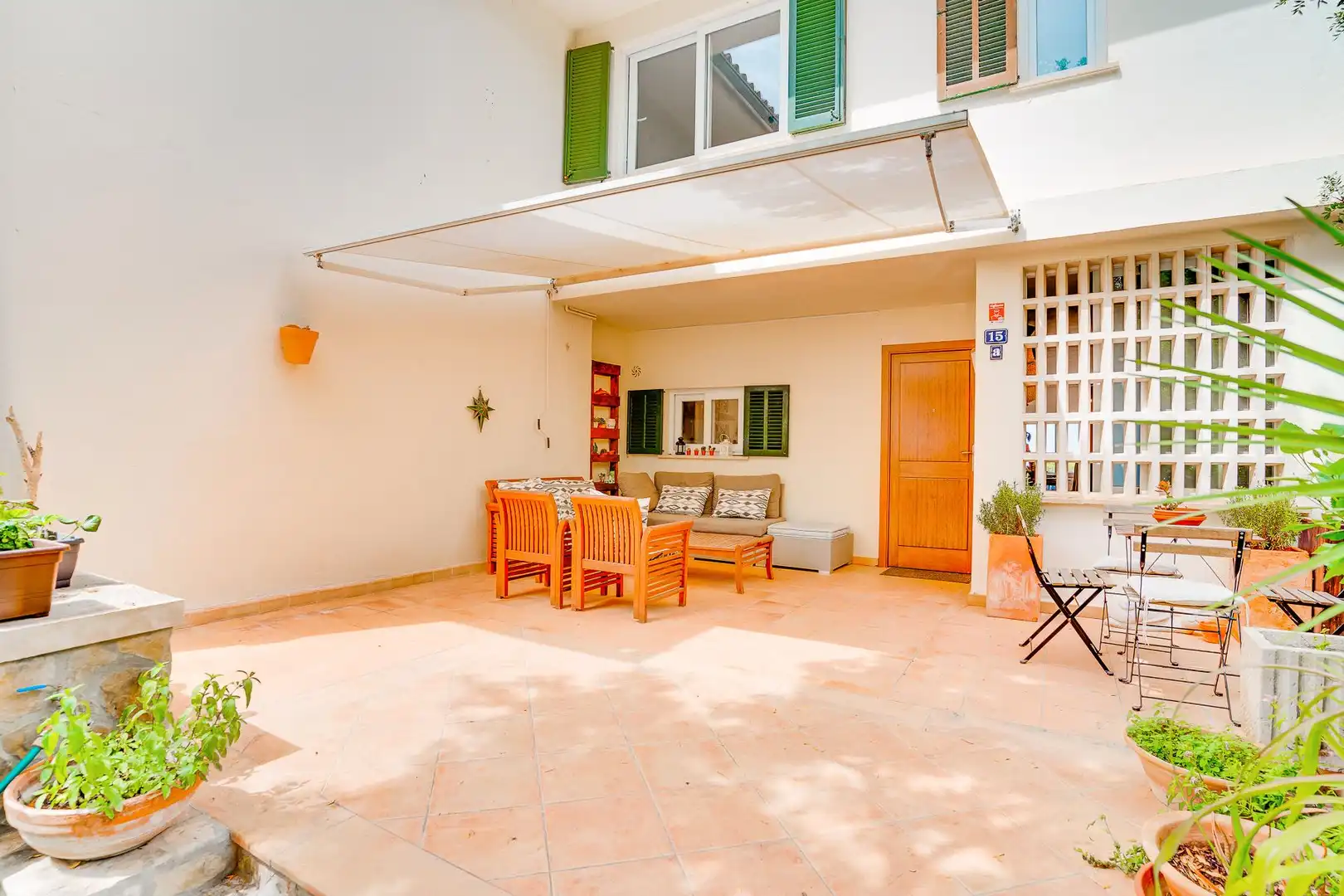 Terrace of Detached homes for sale in Alcúdia  with Air Conditioner, Heating and Private garden