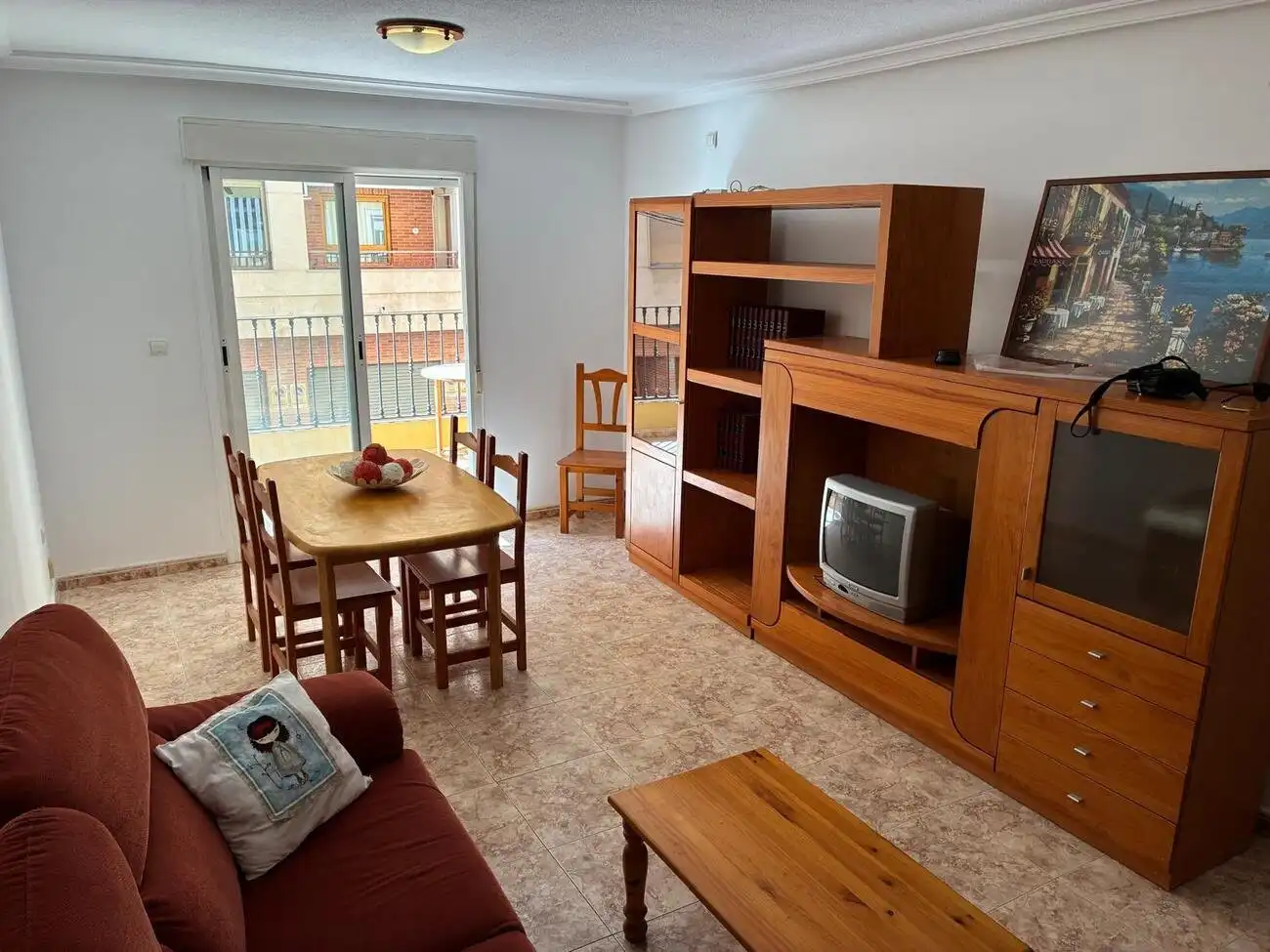 Sala de estar de Apartamento en venta en Almoradí con Calefacción, Terraza y Amueblado