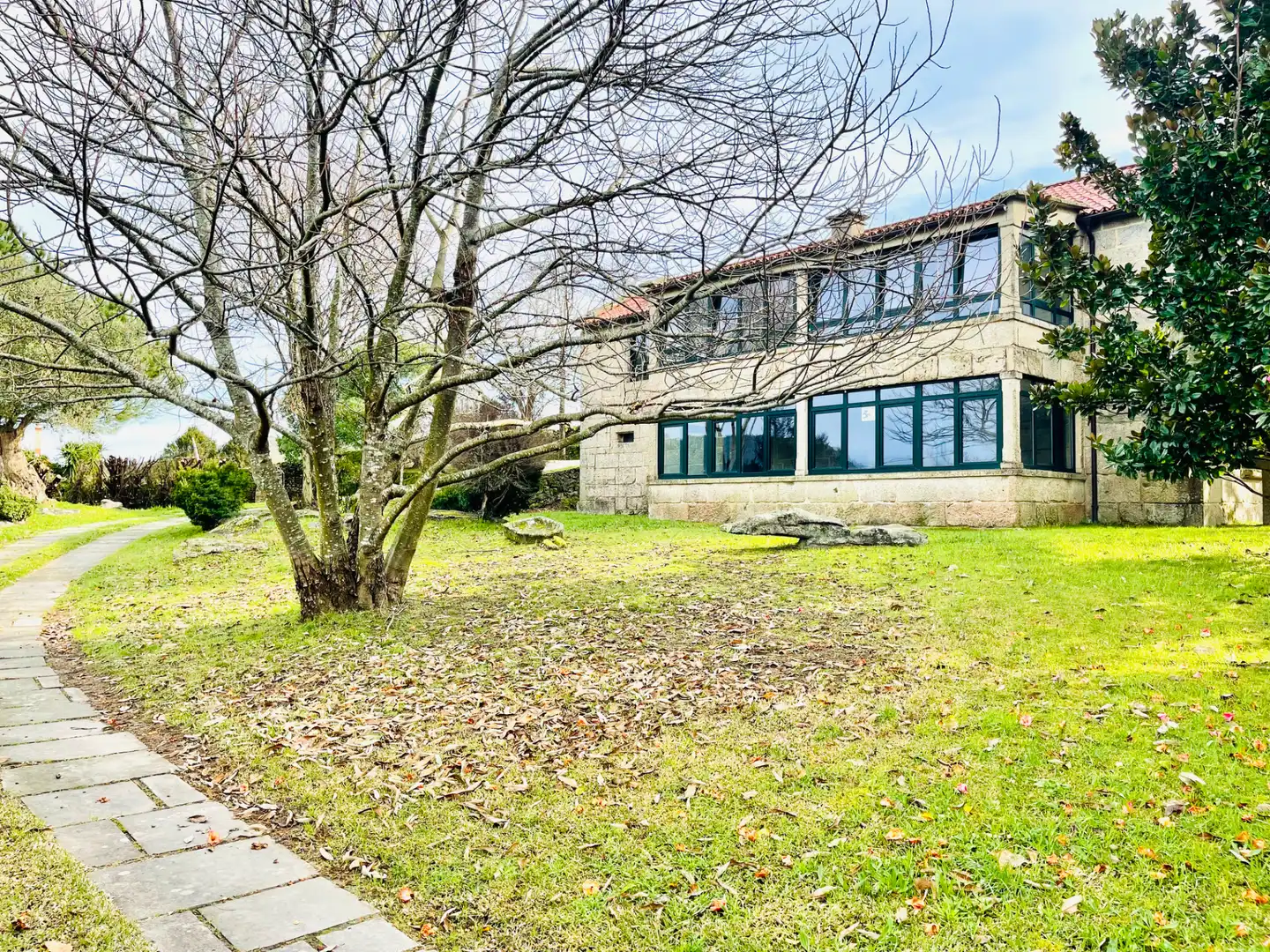 Vista exterior de Finca rústica en venta en Soutomaior con Calefacción, Jardín privado y Terraza