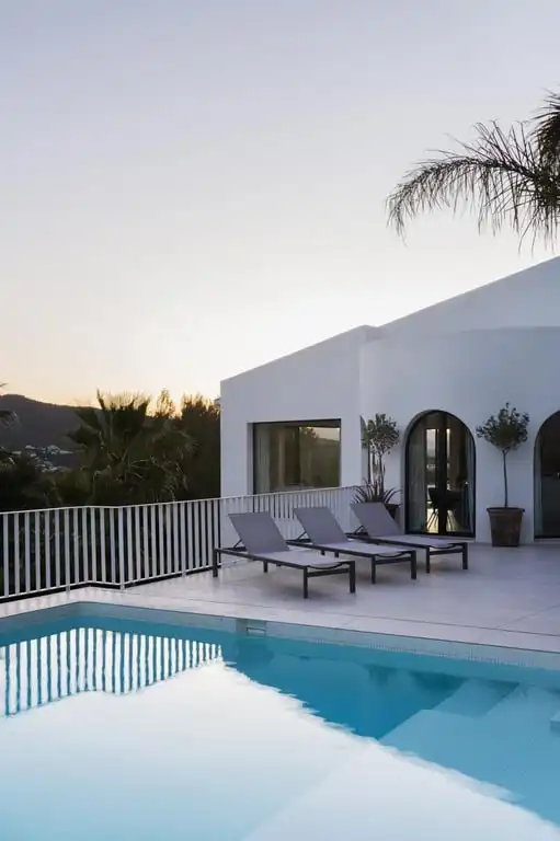 Terraza de Casa o chalet de alquiler en Jávea / Xàbia con Aire acondicionado, Jardín privado y Amueblado