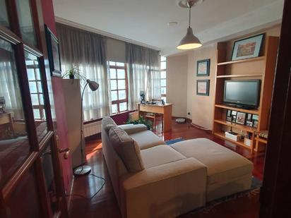 Living room of Apartment to rent in Ferrol  with Heating, Parquet flooring and Storage room