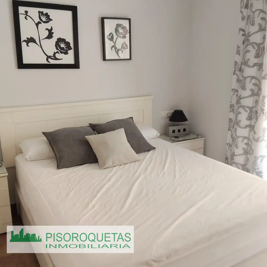 Bedroom of Flat for rent in Roquetas de Mar  with Air Conditioner, Heating and Terrace