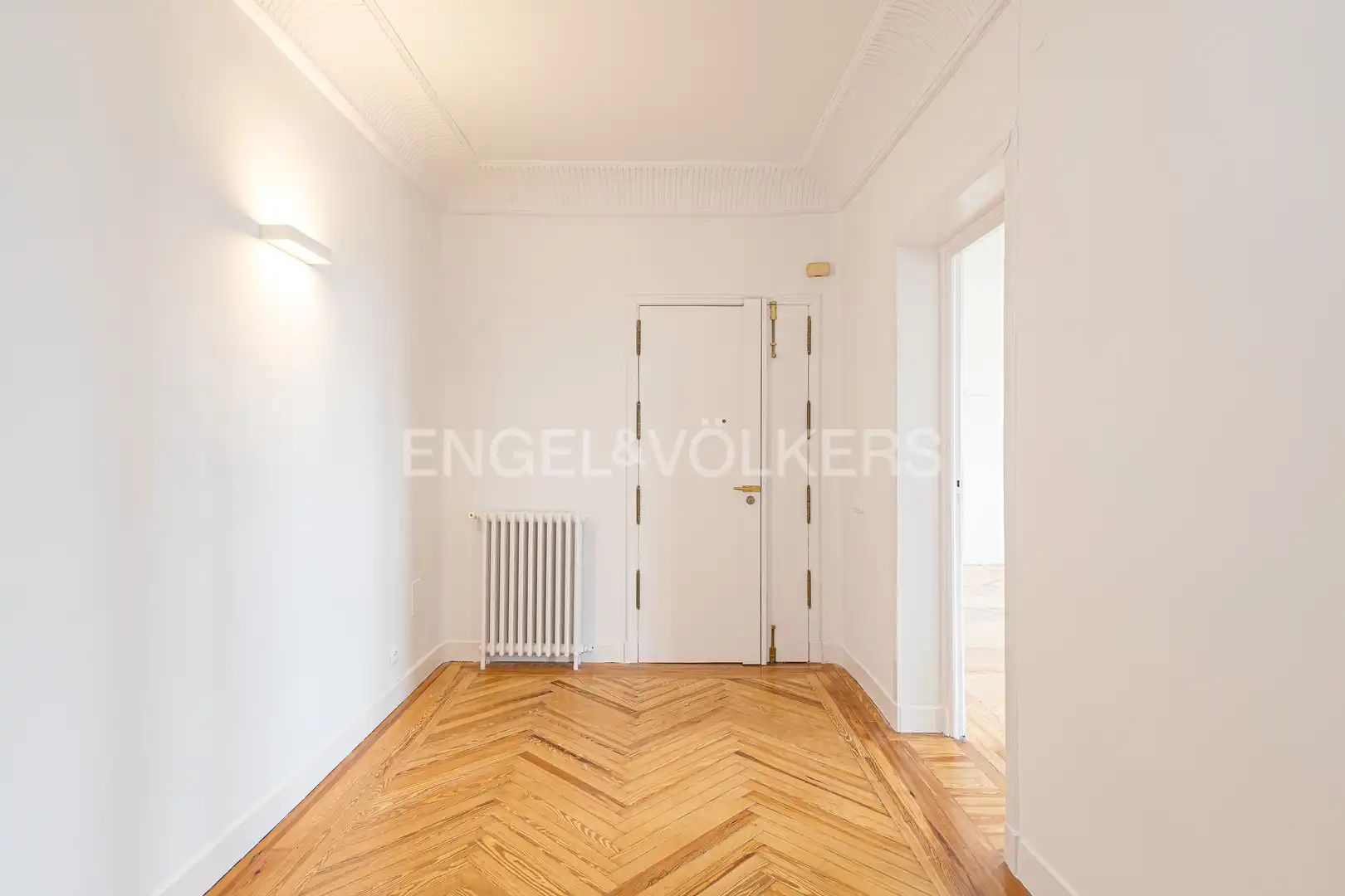 Schlafzimmer von Wohnung zur Miete in Madrid mit Klimaanlage, Heizung und Parkett
