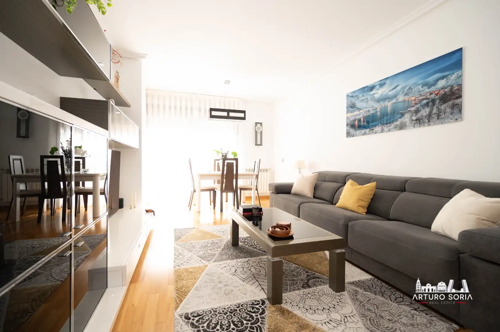 Sala de estar de Piso en venta en Rivas-Vaciamadrid con Aire acondicionado, Calefacción y Trastero