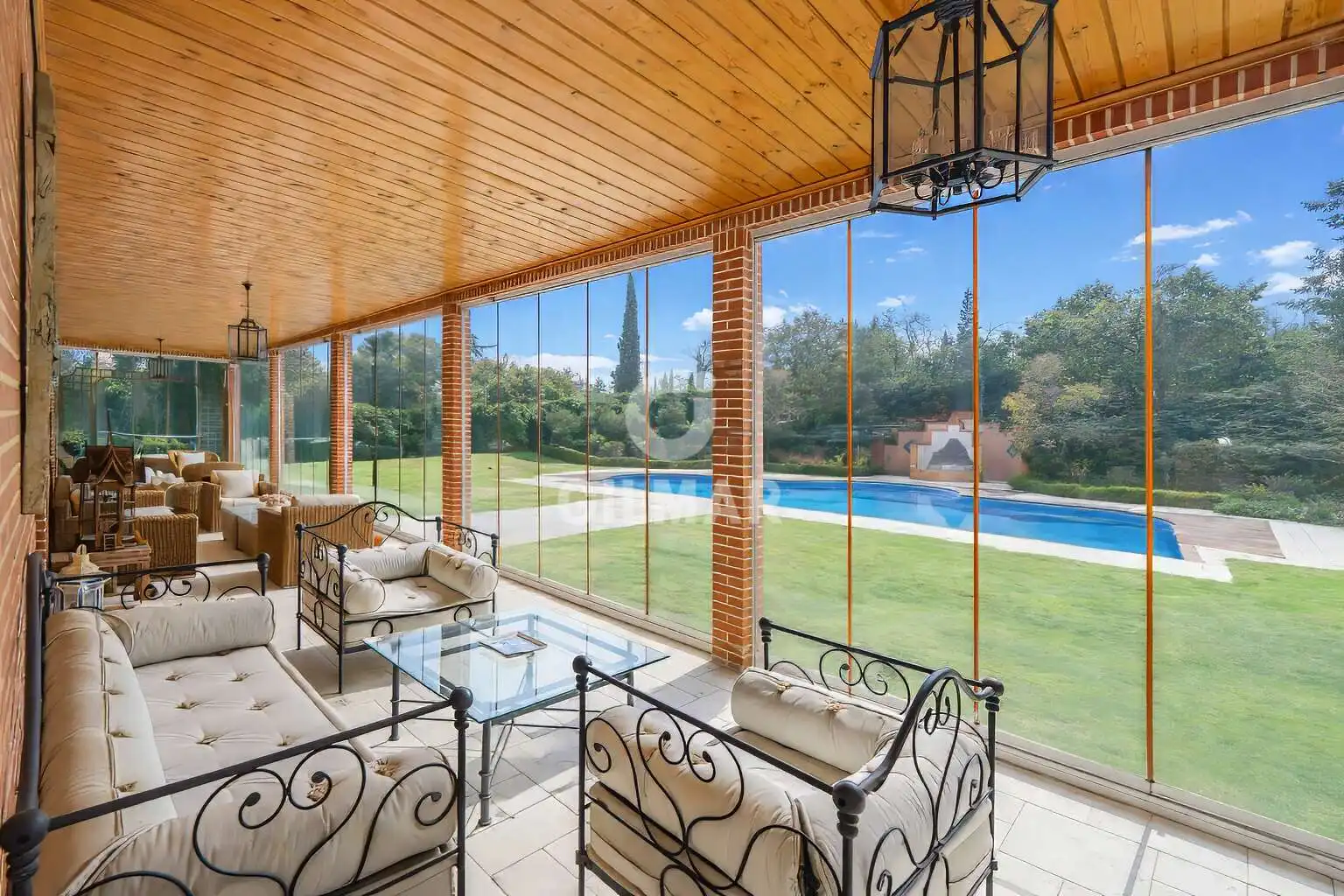 Terraza de Casa o chalet en venta en Pozuelo de Alarcón con Calefacción, Jardín privado y Piscina