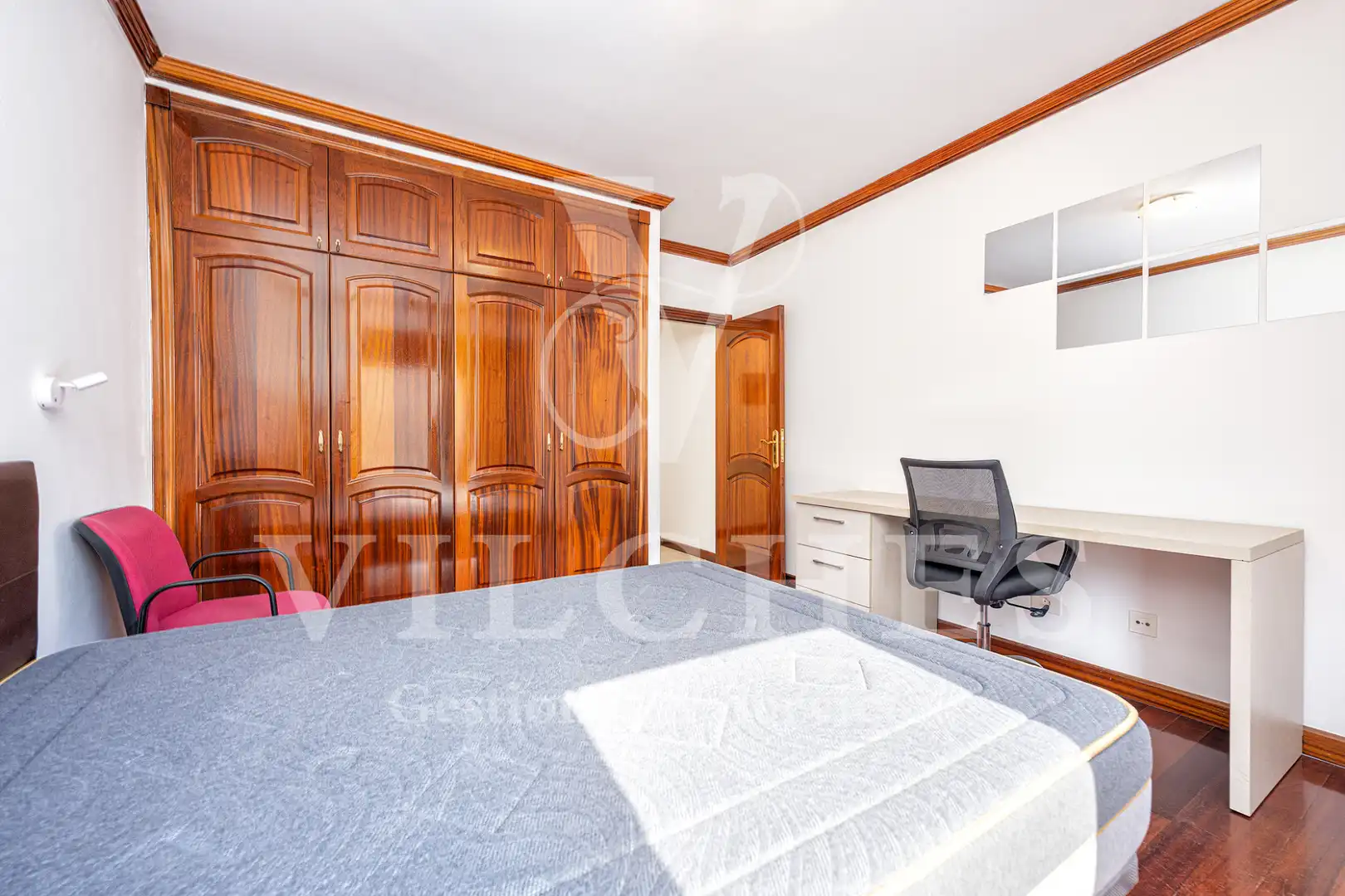 Schlafzimmer von Wohnung zur Miete in Arucas mit Parkett, Möbliert und Waschmaschine