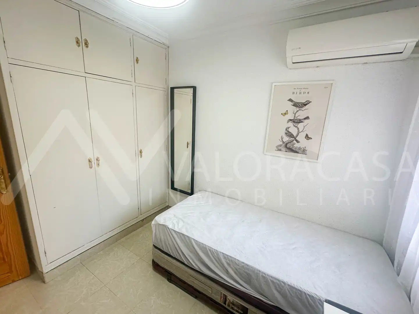 Bedroom of Flat for rent in Málaga  with Air Conditioner, Furnished and Microwave
