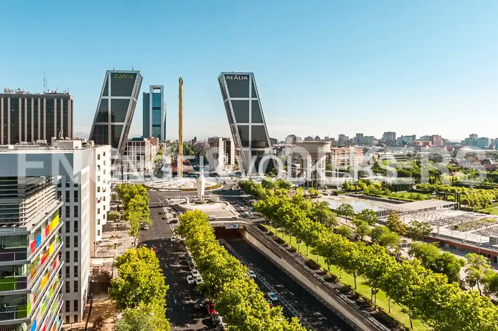 Exterior view of Flat for rent in Madrid  with Air Conditioner, Heating and Furnished