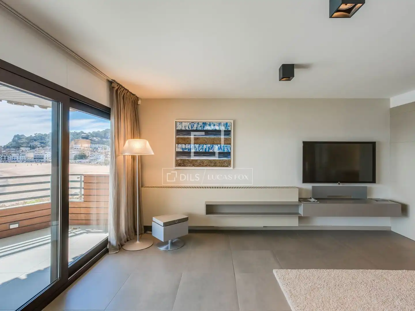 Sala de estar de Piso en venta en Tossa de Mar con Aire acondicionado, Terraza y Trastero