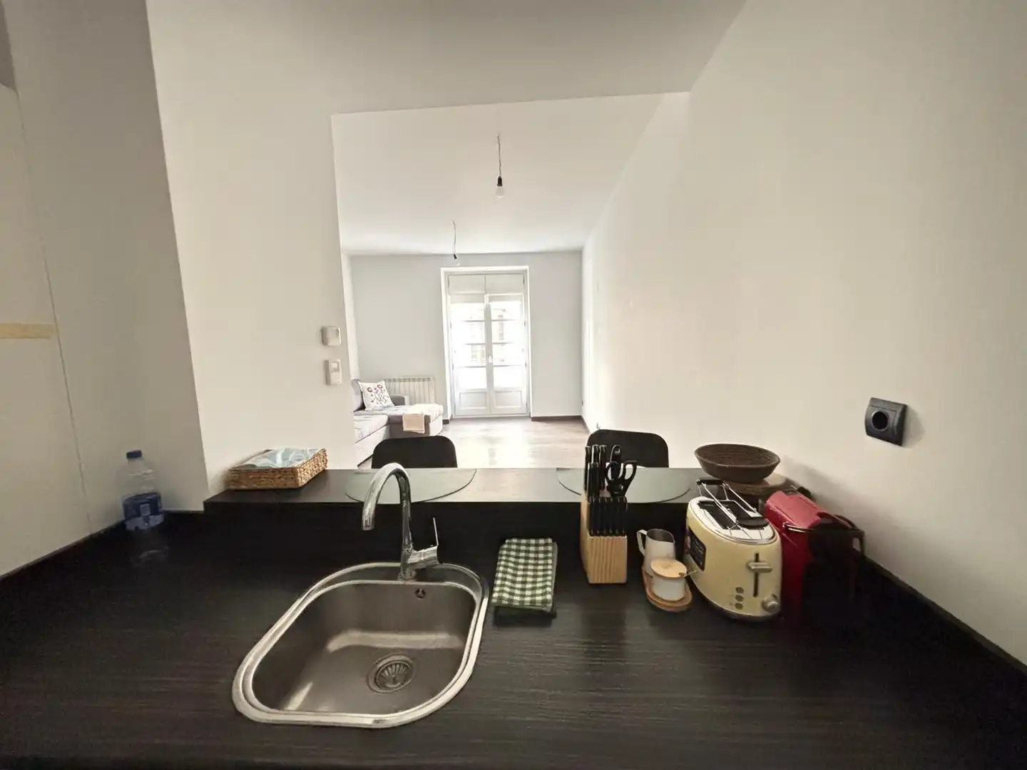 Cocina de Piso de alquiler en Zaragoza con Aire acondicionado, Calefacción y Amueblado