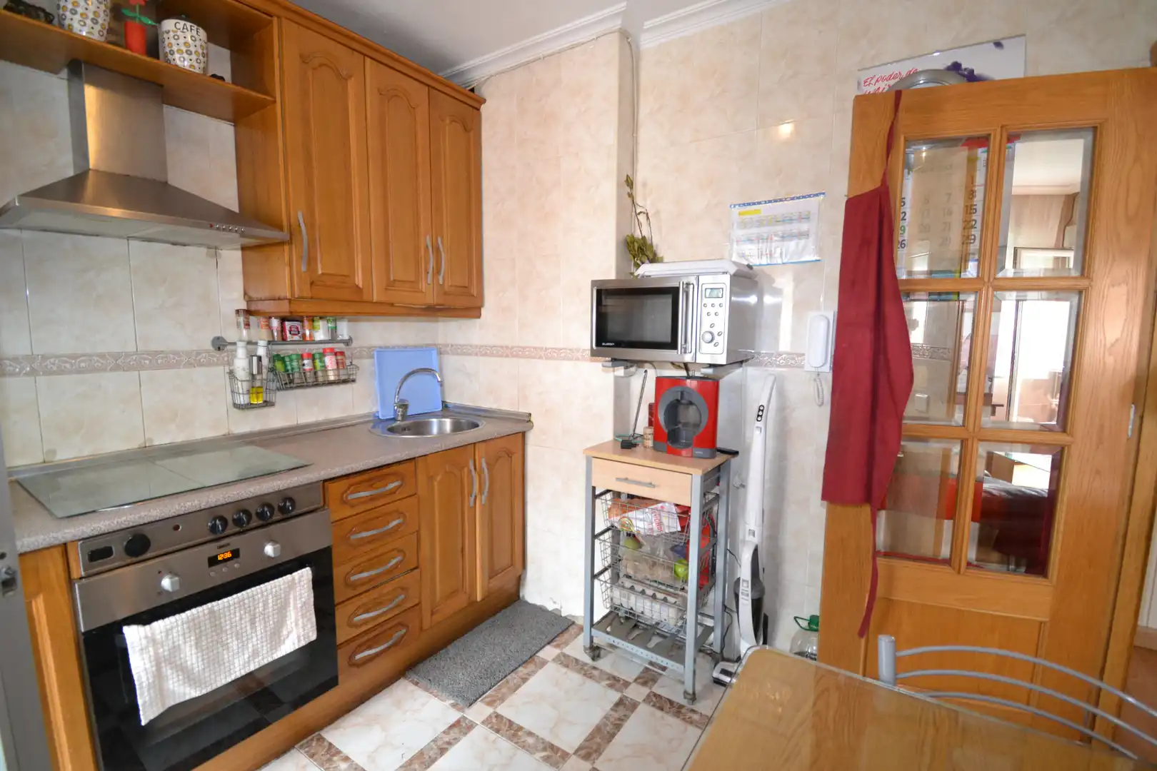 Kitchen of Flat for sale in Plasencia  with Air Conditioner, Heating and Terrace