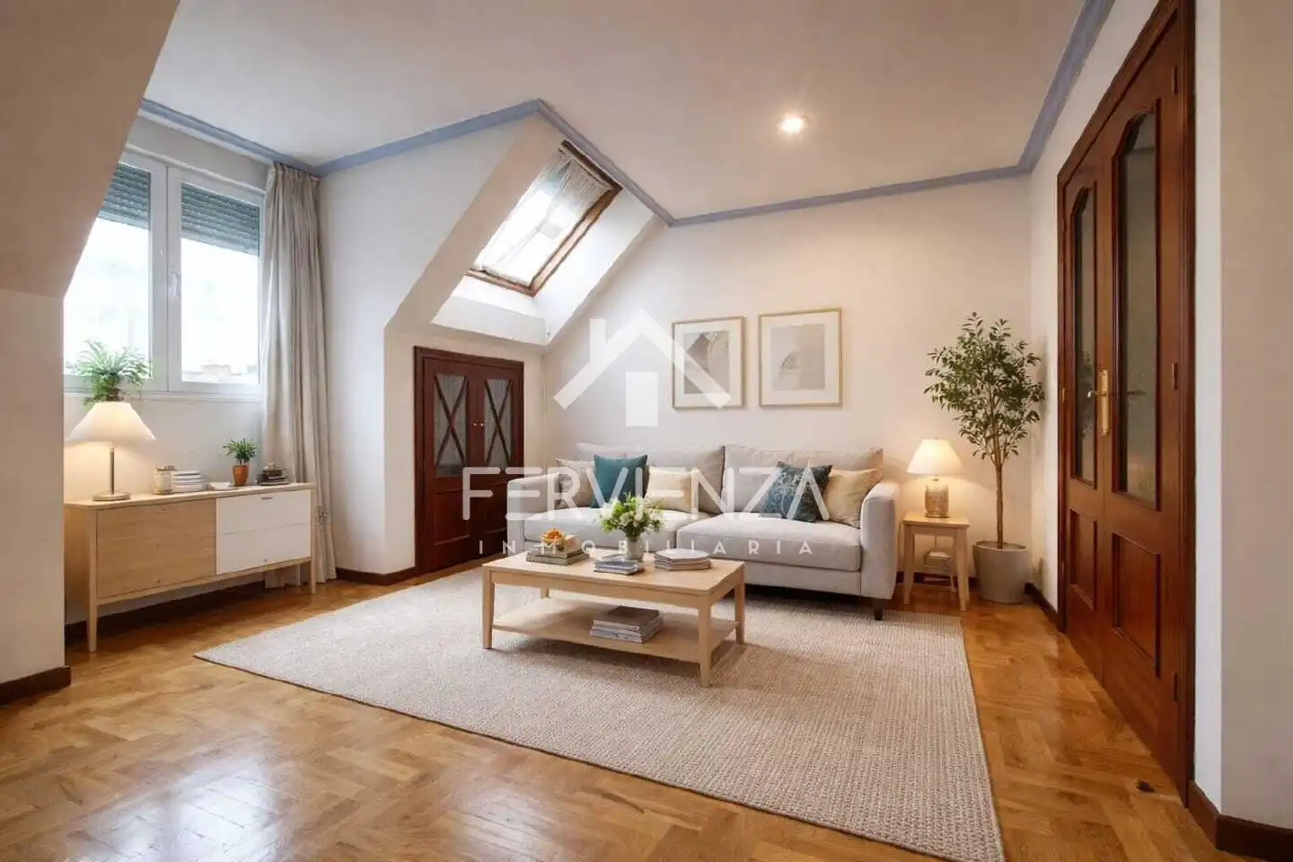 Sala de estar de Piso en venta en Oviedo 