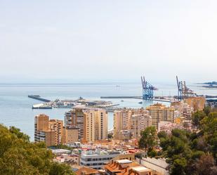 Vista exterior de Pis en venda en Málaga Capital amb Aire condicionat i Jardí privat