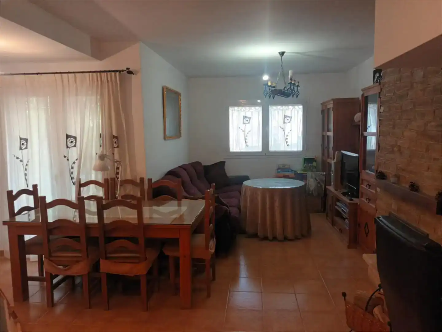 Sala d'estar de Dúplex en venda en Gérgal amb Jardí privat, Traster i Moblat
