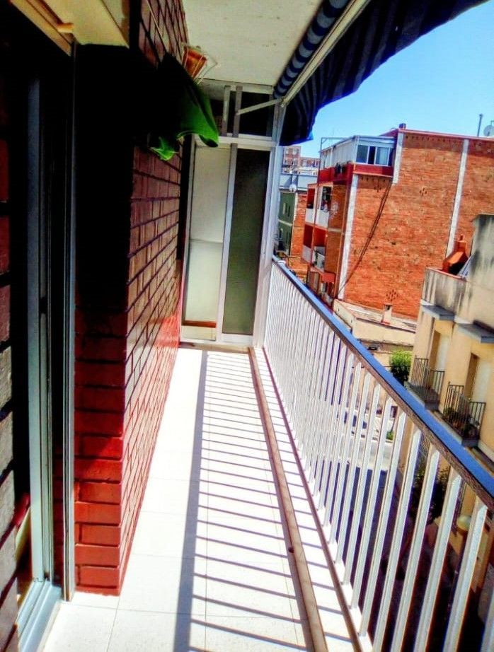 Balcony of Flat for sale in Badalona  with Furnished