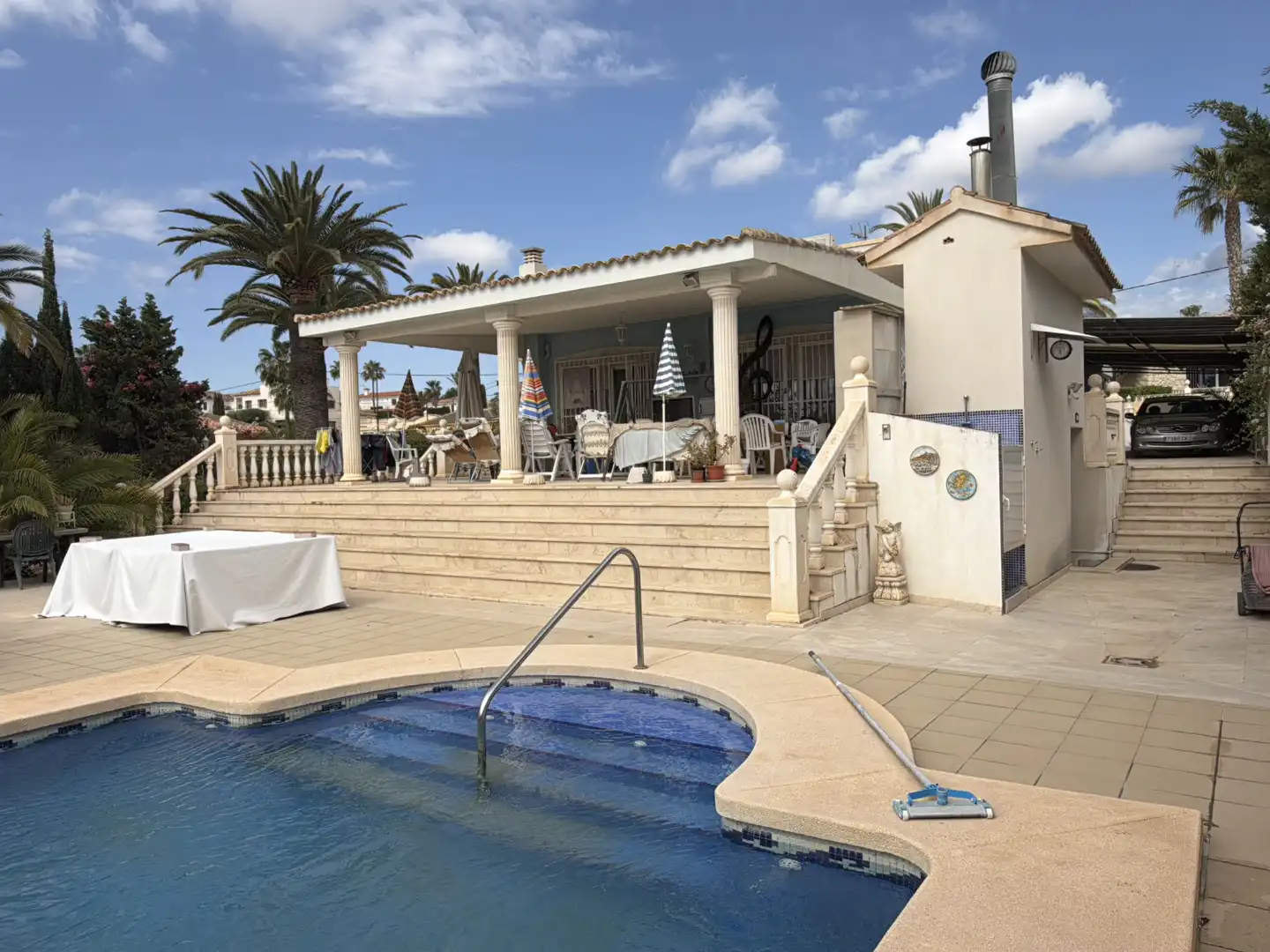 Piscina de Casa o xalet en venda en L'Alfàs del Pi amb Aire condicionat, Calefacció i Jardí privat