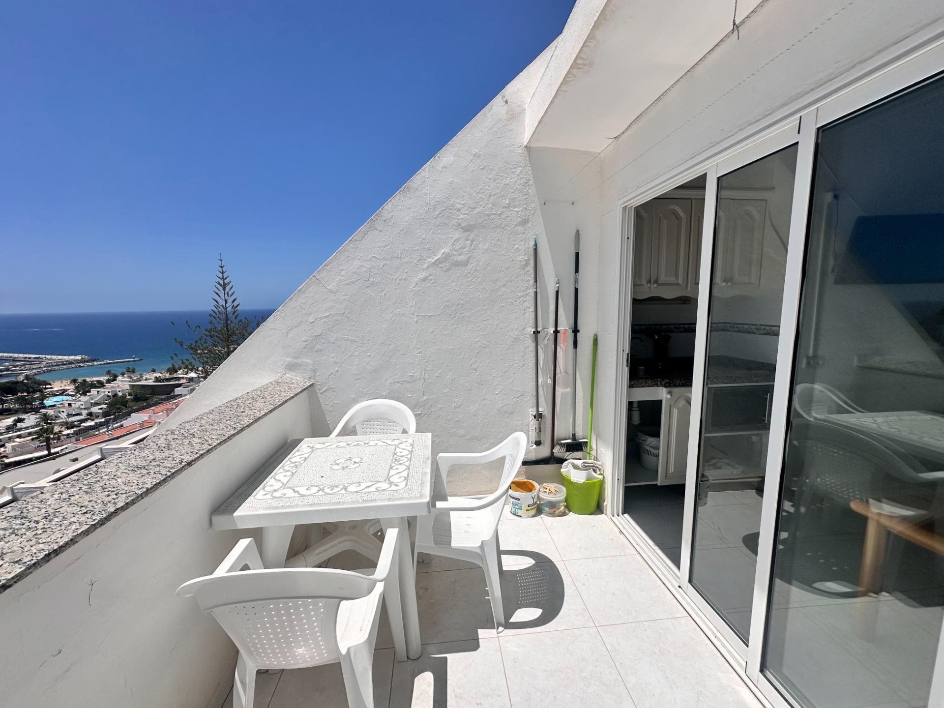 Balcony of Study for sale in Mogán  with Terrace and Community pool