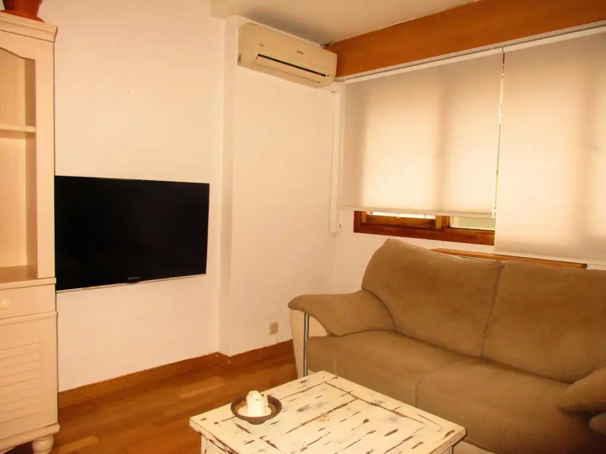 Sala d'estar de Pis de lloguer en Madrid amb Aire condicionat, Calefacció i Terrassa